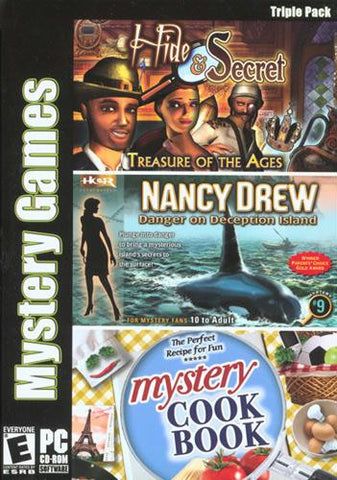 Mystery Games Triple Pack (Hide & Secret, Nancy Drew & Mystery Cookbook)