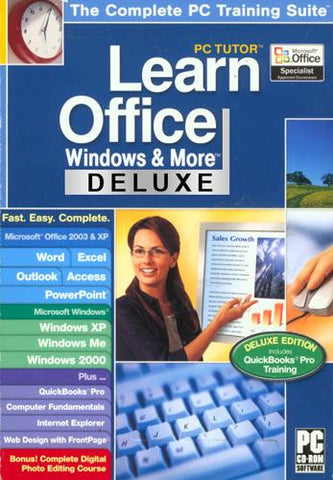 PC Tutor Learn Office Windows & More Deluxe