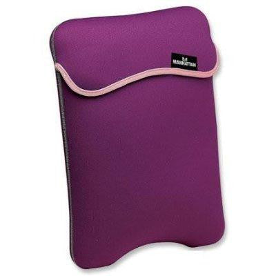 Reversible Notebook Sleeve Fits Most Widescreens Up to 15.4 - Purple-Cream