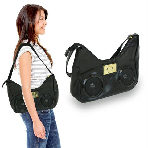 Fi-Hi Black Boho Stereo Bag