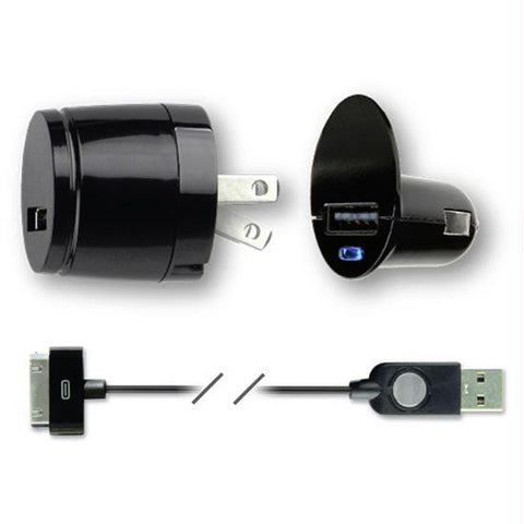Qmadix USB Tri-Pack Charging Kit (30 Pin)