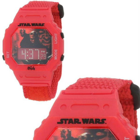 Star Wars Kids" Darth Maul Digital Wrap Strap Watch