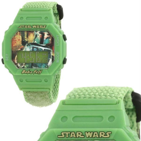 Star Wars Kids" Boba Fett Digital Wrap Strap Watch