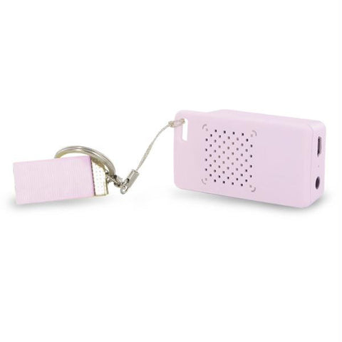 Infinite Rechargeable Mini Portable Keychain Speaker (Pink)
