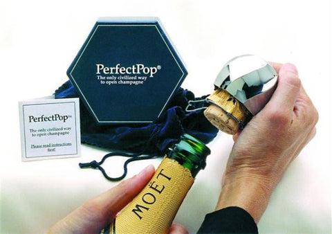 Perfect Pop Champagne Opener - Silver