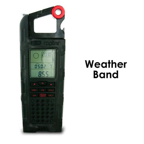 Eton Raptor Solar Charge Emergency & Weather Band Radio (Black)