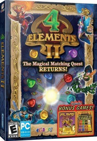 4 Elements II with Bonus Atlantis Quest & Brickshooter Egypt
