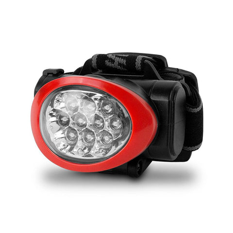 Camelion Ultra Bright 10 LED Headlamp (Black-Red)