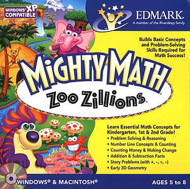 Mighty Math Zoo Zillions for Windows and Mac