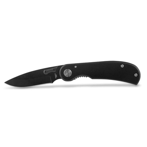Compact Pocket Knife - Stainless Steel Blade (Black)
