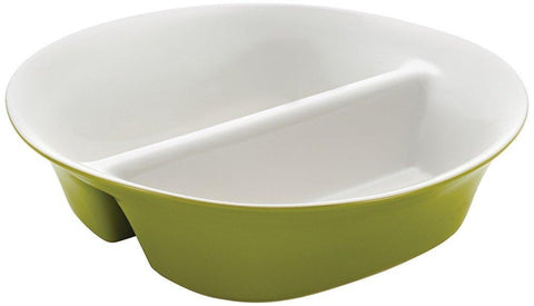 Rachael Ray Dinnerware Round & Square Collection 12 Divided Dish, Green