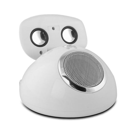CrankUp Portable Mini Speaker - White