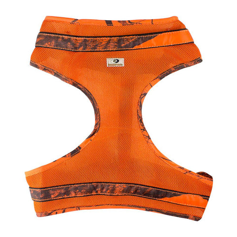 Mossy Oak Mesh Dog Harness, Orange, X-Large