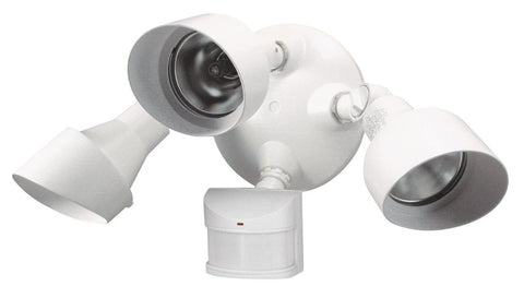 Heath-Zenith 270-Degree Triple Head Motion Sensing Security Light (White)