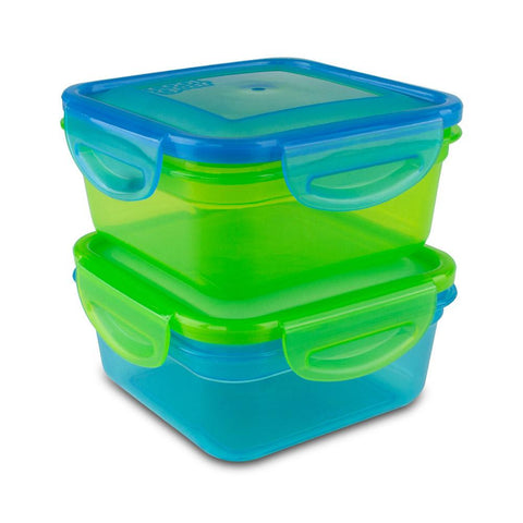 Cool Gear Snap and Seal Food Storage, 1933 (Green-Blue)