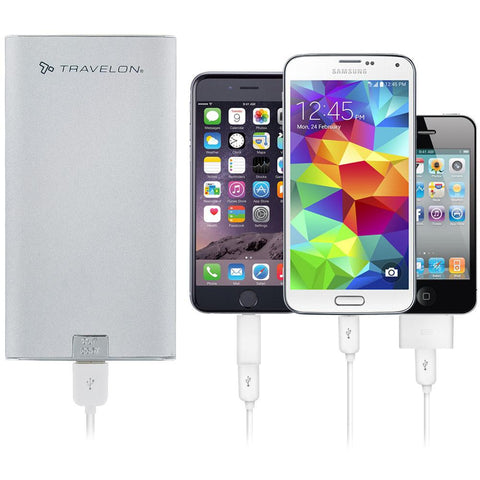 Portable 5000mah External Battery Charger Pack w- Lightning & 30-Pin Adapters