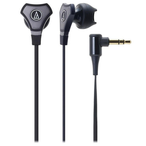 Audio Technica ATH-CHX5 SonicFuel Hybrid Earbud Headphones, Black