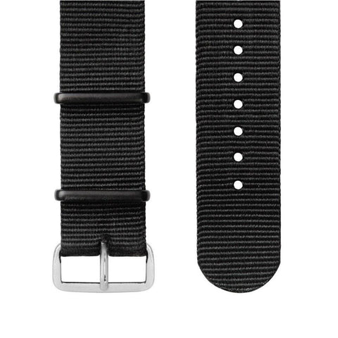 Wellograph All-Weather Nato Strap for Wellograph Wellness Watch, Black