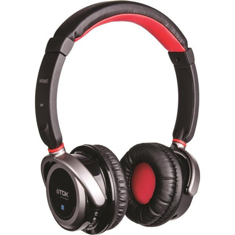 TDK WR680 Wireless Bluetooth Stereo Headphones - Black
