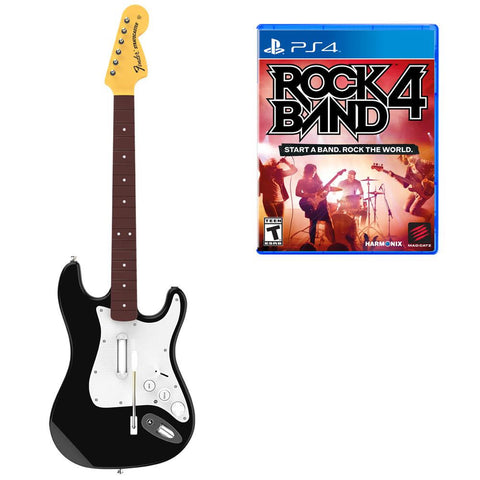 Rock Band 4: Wireless Fender Stratocaster Guitar Bundle (Playstation 4)