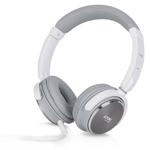 TDK ST460s Smartphone On-The-Ear Stereo Headset - White
