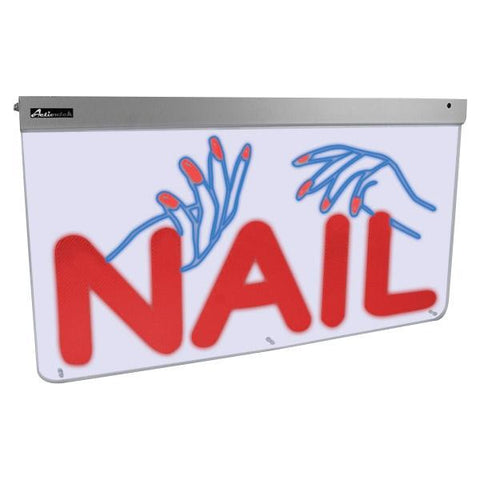 Actiontek Acrylic LED Sign - Nail