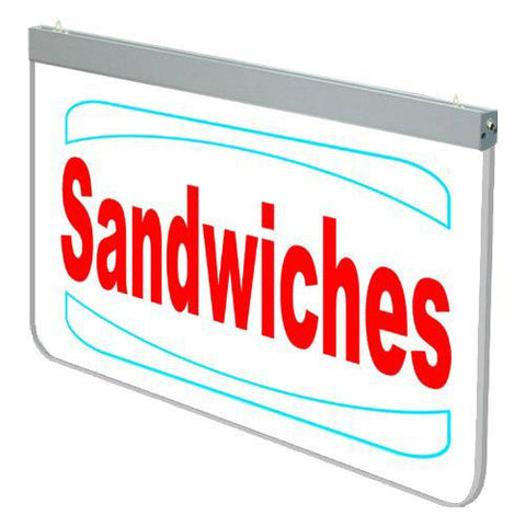 Actiontek Acrylic LED Sign - Sandwiches