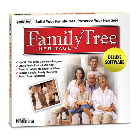 Family Tree Heritage Deluxe 7.0 for Windows