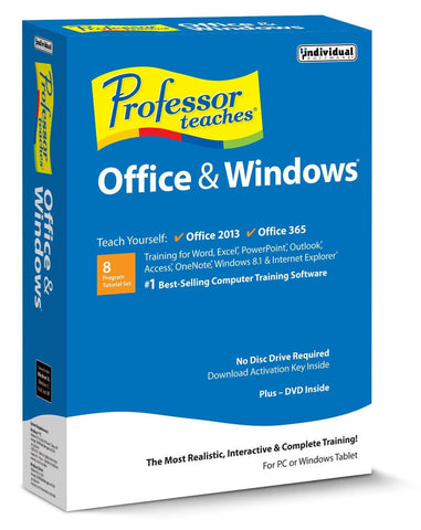 Professor Teaches Office 2013, 365 and Windows 8.1