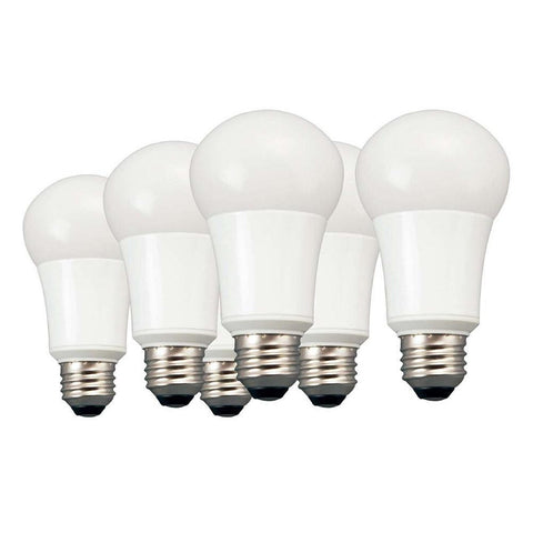 TCP 60W Equivalent Daylight (5000K) A19 Non-Dimmable LED Light Bulb (6-Pack)