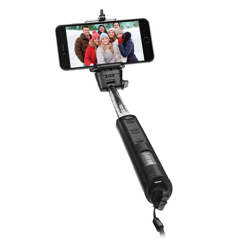 Smart Gear 40 Bluetooth Telescoping Extendable Selfie Monopod, Black