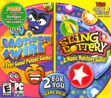 Emoticon Swirl & Sling Dottery - 2 For You Game Pack