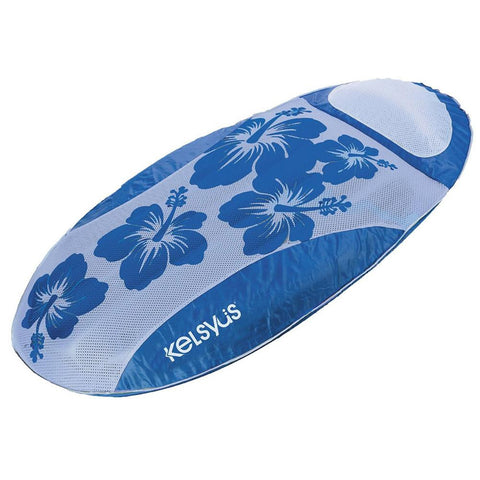 Kelsyus Sunsolite Floating Lounge - Blue Hibiscus