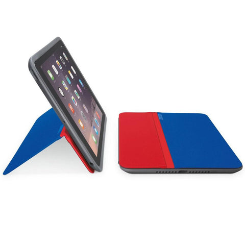 Logitech AnyAngle Protective Case & Stand for iPad mini 1-2-3 - Blue-Red