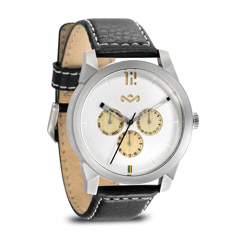 House of Marley Men"s Billet Leather Watch (WM-FA005-IO)