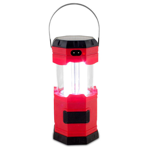 Collapsible 3-Way Powered 120 Lumen Solar LED Lantern with USB Charger