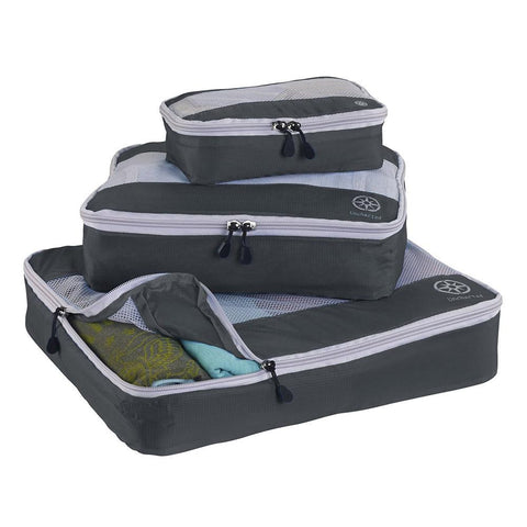 Uncharted Ultra-Lite Packing Cube 3 Piece Set, Charcoal Gray