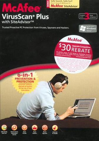 McAfee VirusScan Plus 2008 - 3 User Pack