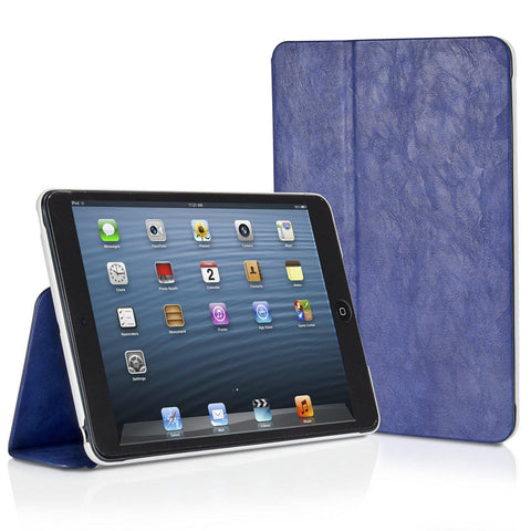 XtremeMac MicroFolio Leather Case for iPad Mini 1-2 (Blue)