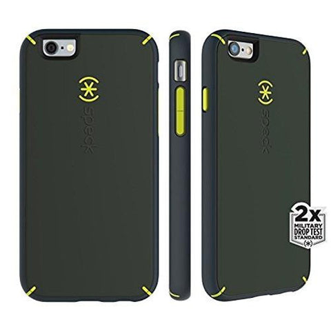 Speck MightyShell iPhone 6-6s Plus Case, Dusty Green-Antifreeze Yellow-Grey