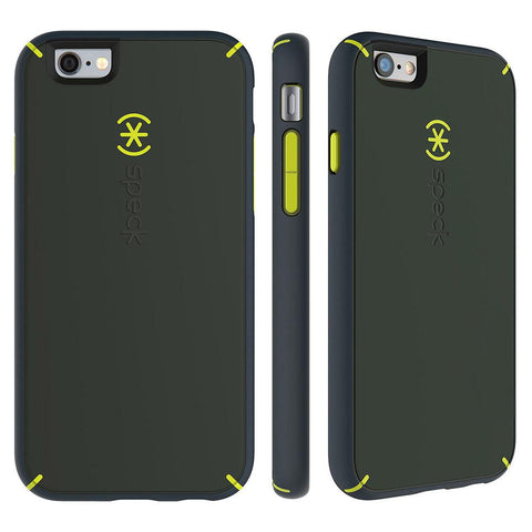 Speck MightyShell iPhone 6-6s Case, Dusty Green-Antifreeze Yellow-Charcoal Grey