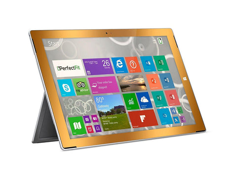 PerfectFit GlassShield Luxury Screen Protector for Surface Pro 3, Champagne Gold