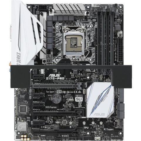 Used Asus Z170-PRO ATX Desktop Motherboard w- Intel Z170 Chipset & Socket H4 LGA-1151 (Bent CPU Pins)
