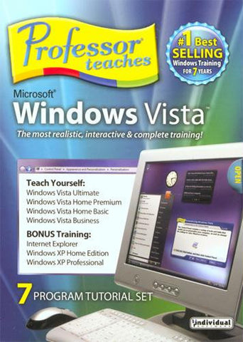 Professor Teaches Microsoft Windows Vista for Windows PC