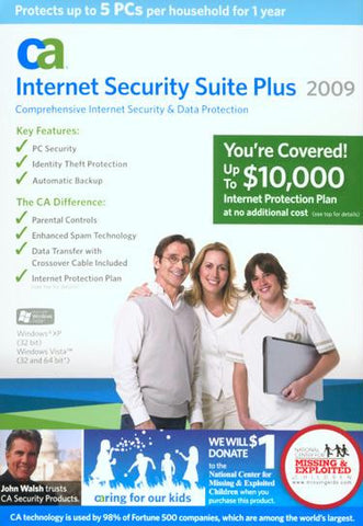 CA Internet Security Suite Plus 2009 - 5 Users