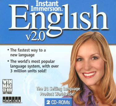 Instant Immersion English 2.0 (French-English) for Windows and Mac