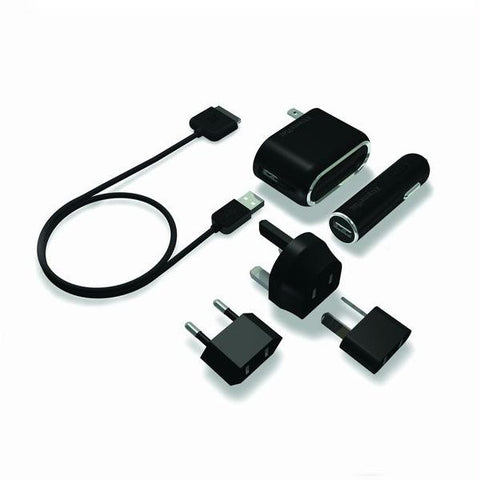 XtremeMac Global InCharge Travel Kit for iPod, iPad & iPhones (IPD-ICT-12)