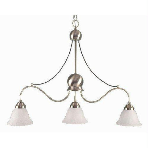 Liz Jordan Lighting 1419SB Satin Brass Palisades Multi Light Pendant