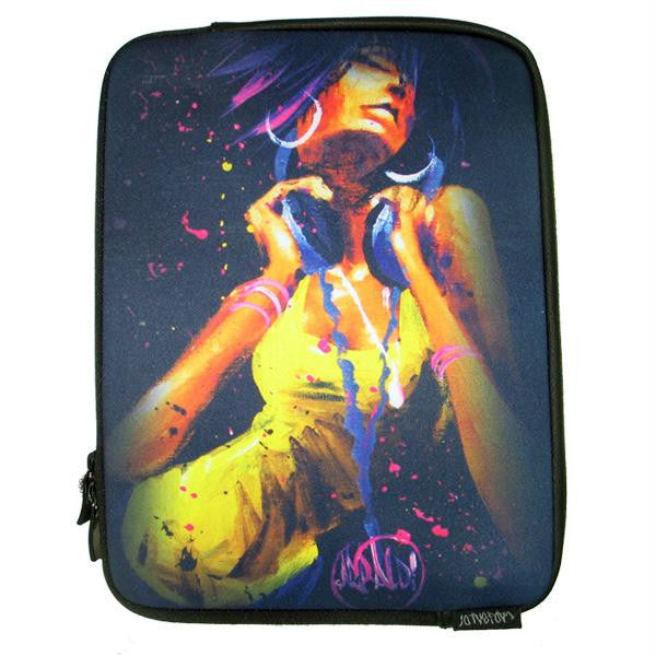 David Garibaldi - She Grooves, Zippered Neoprene 10 Netbook-Tablet Sleeve