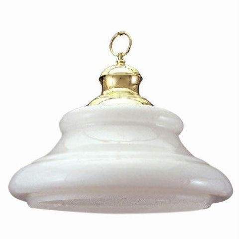 Liz Jordan Lighting 1435BR Polished Brass Schoolhouse Down Light Pendant